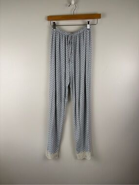 Eberjey Lace-Trimmed Sleep Pants Women's Size Small Modal/Spandex